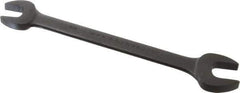 Proto - 5/8" x 3/4" Standard Open End Wrench - 8-43/64" OAL, Double End, Black Finish, 15° Head Angle - Industrial Tool & Supply