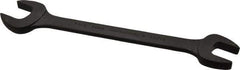 Proto - 1-1/16" x 1-1/4" Standard Open End Wrench - 13-43/64" OAL, Double End, Black Finish, 15° Head Angle - Industrial Tool & Supply