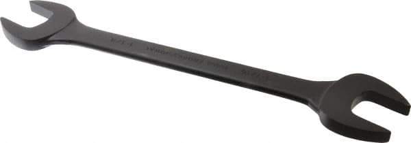 Proto - 1-3/8" x 1-7/16" Standard Open End Wrench - 15-7/8" OAL, Double End, Black Finish, 15° Head Angle - Industrial Tool & Supply