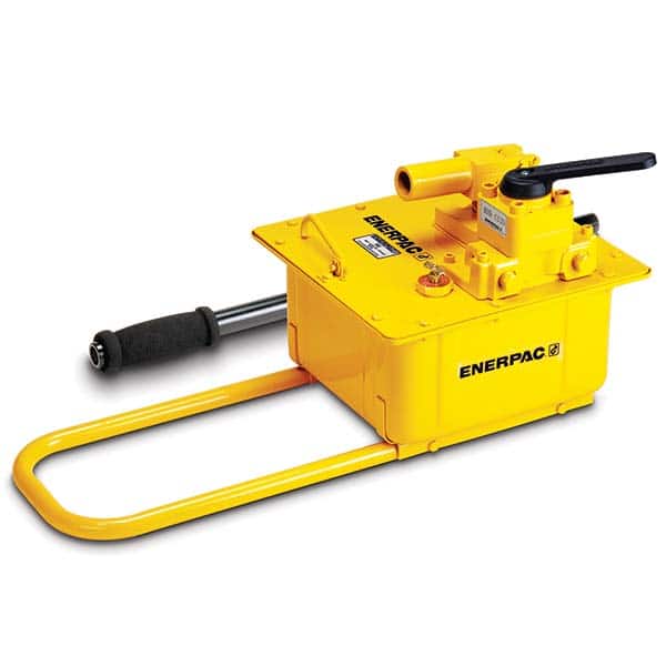 Enerpac - Manual Hydraulic Pumps Number of Stages: 2.000 Oil Volume Per Stroke (Cu. In.): 7.69 - Industrial Tool & Supply