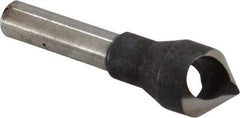 Interstate - 1/4" Shank Diam, 0 Flute 82° High Speed Steel Countersink - Bright Finish, Single End, Straight Shank, Right Hand Cut - Industrial Tool & Supply