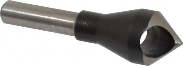 Interstate - 1/4" Shank Diam, 0 Flute 82° High Speed Steel Countersink - Industrial Tool & Supply