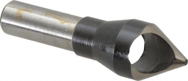 Interstate - 1/2" Shank Diam, 0 Flute 60° High Speed Steel Countersink - Industrial Tool & Supply
