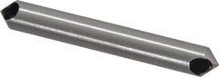 Interstate - 1/4" Shank Diam, 0 Flute 90° High Speed Steel Countersink - Industrial Tool & Supply