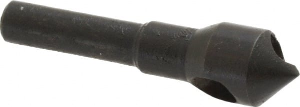 Interstate - 1/4" Shank Diam, 0 Flute 90° High Speed Steel Countersink - Industrial Tool & Supply
