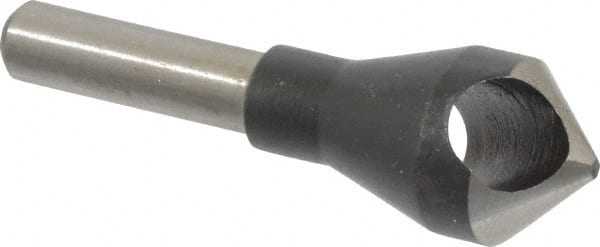 Interstate - 1/4" Shank Diam, 0 Flute 90° High Speed Steel Countersink - Industrial Tool & Supply