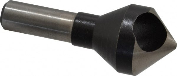 Interstate - 1/2" Shank Diam, 0 Flute 90° High Speed Steel Countersink - Industrial Tool & Supply