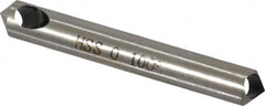 Interstate - 1/4" Shank Diam, 0 Flute 100° High Speed Steel Countersink - Industrial Tool & Supply