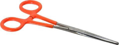 Value Collection - Soldering Straight Gripper - 6-1/4" Long, Stainless Steel - Exact Industrial Supply