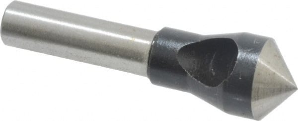 Interstate - 1/4" Shank Diam, 0 Flute 100° High Speed Steel Countersink - Industrial Tool & Supply