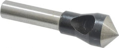 Interstate - 1/4" Shank Diam, 0 Flute 100° High Speed Steel Countersink - Industrial Tool & Supply