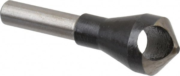 Interstate - 1/4" Shank Diam, 0 Flute 100° High Speed Steel Countersink - Industrial Tool & Supply