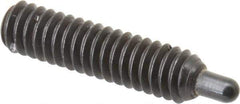 Gibraltar - 1/4-20, 1" Thread Length, 3/16" Plunger Projection, Steel Threaded Spring Plunger - 0.118" Max Plunger Diam, 1" Plunger Length, 3 Lb Init End Force, 13 Lb Final End Force, 5/64" Hex - Industrial Tool & Supply