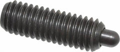 Gibraltar - 3/8-16, 1-1/8" Thread Length, 3/16" Plunger Projection, Steel Threaded Spring Plunger - 0.186" Max Plunger Diam, 1-1/8" Plunger Length, 5.5 Lb Init End Force, 14.5 Lb Final End Force, 3/16" Hex - Industrial Tool & Supply