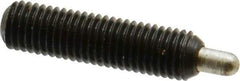Gibraltar - 1/4-28, 1" Thread Length, 3/16" Plunger Projection, Steel Threaded Spring Plunger - 0.118" Max Plunger Diam, 1" Plunger Length, 1 Lb Init End Force, 4 Lb Final End Force, 5/64" Hex - Industrial Tool & Supply
