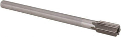 Interstate - 23/32" Diam, 0.5605 to 0.5625" Max Diam Straight Shank, 1-1/4" Flute Length, Machine Expansion Reamer - Straight Flute, 9" OAL, Right Hand Cut, 6 Flutes, High Speed Steel, Bright Finish - Industrial Tool & Supply