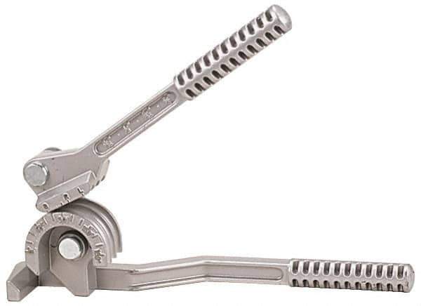 General - 3/16 to 3/8" Capacity, Compound Tube Bender - Works on Copper, Brass, Thin Wall Tubing, Steel, Aluminum, Softwire & Rod - Industrial Tool & Supply