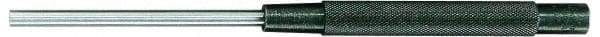 General - 3/16" Pin Punch - 8" OAL, Hardened Steel - Industrial Tool & Supply