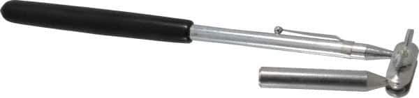 General - 8-3/4" Long Magnetic Retrieving Tool - 2 Lb Max Pull, 1/4" Head Diam, Nickel Plated Steel - Industrial Tool & Supply