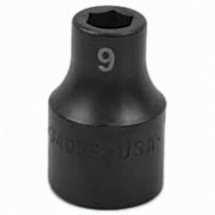 SK - Impact Socket - 1/2"DR 9MM IMPACT SOCKET - Industrial Tool & Supply