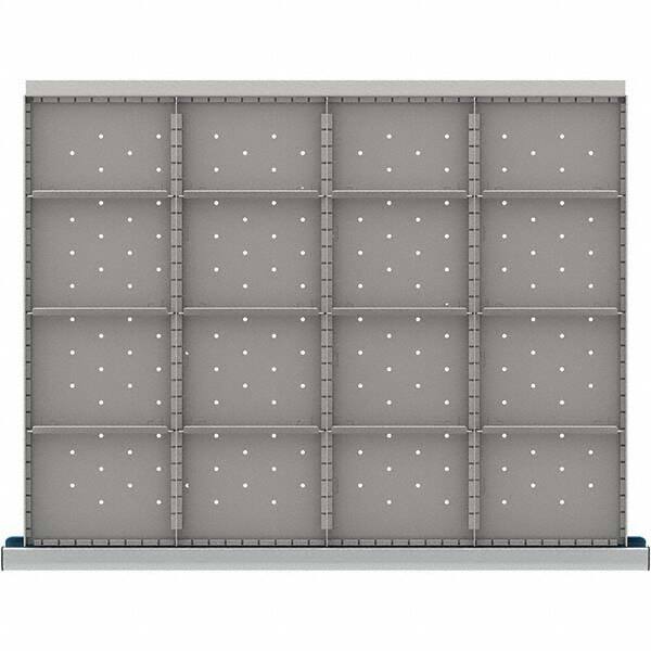LISTA - 16-Compartment Drawer Divider Layout for 3.15" High Drawers - Industrial Tool & Supply