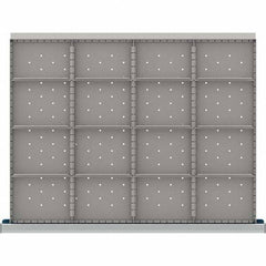 LISTA - 16-Compartment Drawer Divider Layout for 3.15" High Drawers - Industrial Tool & Supply