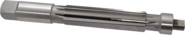 Value Collection - 1-1/2" Reamer Diam, 0.012 Max Expansion, Straight Shank, 5-1/2" Flute Length, Hand Expansion Reamer - Straight Flute, 12" OAL, Right Hand Cut, 10 Flutes, High Speed Steel - Industrial Tool & Supply