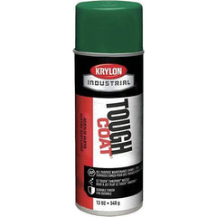 Krylon - Medium Green, 12 oz Net Fill, High Gloss, Enamel Spray Paint - 20 to 25 Sq Ft per Can, 16 oz Container, Use on Conduits, Ducts, Electrical Equipment, Machinery, Metal, Motors, Pipelines & Marking Areas, Railings, Steel Bars, Tool Boxes, Tools - Industrial Tool & Supply