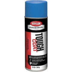 Krylon - OSHA Blue, 12 oz Net Fill, High Gloss, Enamel Spray Paint - 20 to 25 Sq Ft per Can, 16 oz Container, Use on Conduits, Ducts, Electrical Equipment, Machinery, Metal, Motors, Pipelines & Marking Areas, Railings, Steel Bars, Tool Boxes, Tools - Industrial Tool & Supply