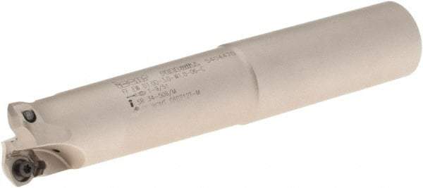 Iscar - 1" Cut Diam, 0.06" Max Depth, 1" Shank Diam, Weldon Shank Indexable High-Feed End Mill - Screw Holding Method, FF WOMT/WOCT, FF WOMW Insert, FF EW Toolholder, Through Coolant - Industrial Tool & Supply