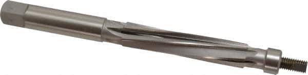 Value Collection - 5/8" Reamer Diam, 0.01 Max Expansion, Straight Shank, 3" Flute Length, Hand Expansion Reamer - Spiral Flute, 6" OAL, Left Hand Spiral, Right Hand Cut, 6 Flutes, High Speed Steel - Industrial Tool & Supply