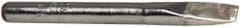 Hexacon Electric - 3/16 Inch Point, 1/4 Inch Tip Diameter, Semi Chisel Soldering Iron Tip - For Use with SI-30H - Exact Industrial Supply
