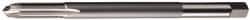 Cleveland - 1/4-20 UNC 2 Flute H3 Bright Finish High Speed Steel Spiral Point Extension Tap - Plug Chamfer, 6" OAL, 2B Class of Fit, Series 1011EXT - Exact Industrial Supply