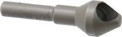 Weldon - 9/16" Head Diam, 1/4" Shank Diam, 60° High Speed Steel Countersink - Industrial Tool & Supply