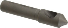 Weldon - 19/64" Head Diam, 1/4" Shank Diam, 82° High Speed Steel Countersink - Industrial Tool & Supply