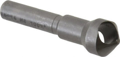 Weldon - 7/16" Head Diam, 1/4" Shank Diam, 100° High Speed Steel Countersink - Industrial Tool & Supply