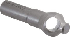 Weldon - 49/64" Head Diam, 1/2" Shank Diam, 82° High Speed Steel Countersink - Bright Finish, 2-5/8" OAL, Single End, Straight Shank, Includes Pilot, Right Hand Cut - Industrial Tool & Supply
