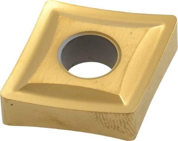 Kennametal - CNMP643 Grade KC730 Carbide Turning Insert - TiN Finish, 80° Diamond, 3/4" Inscr Circle, 1/4" Thick, 3/64" Corner Radius - Industrial Tool & Supply