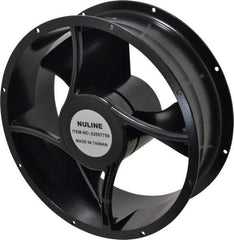 Value Collection - 230 Volts, AC, 550 CFM, Round Tube Axial Fan - 0.19 Amp Rating, 1,400 to 1,650 RPM, 10" High x 10" Wide x 3-1/2" Deep - Industrial Tool & Supply