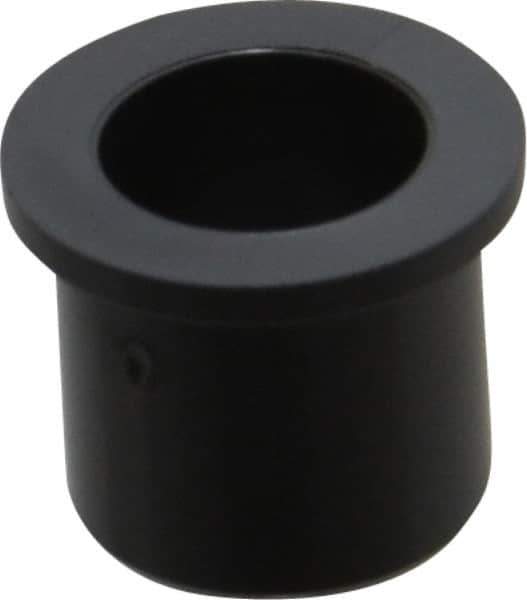 Igus - 3/8" Inside x 1/2" Outside Diam, Thermoplastic Sleeve Bearing - 5/8" Outside Diam, 1/16" Flange Thickness, 1/2" OAL - Industrial Tool & Supply