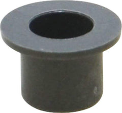 Igus - 3/16" Inside x 1/4" Outside Diam, Thermoplastic Sleeve Bearing - 3/8" Outside Diam, 0.032" Flange Thickness, 1/4" OAL - Industrial Tool & Supply