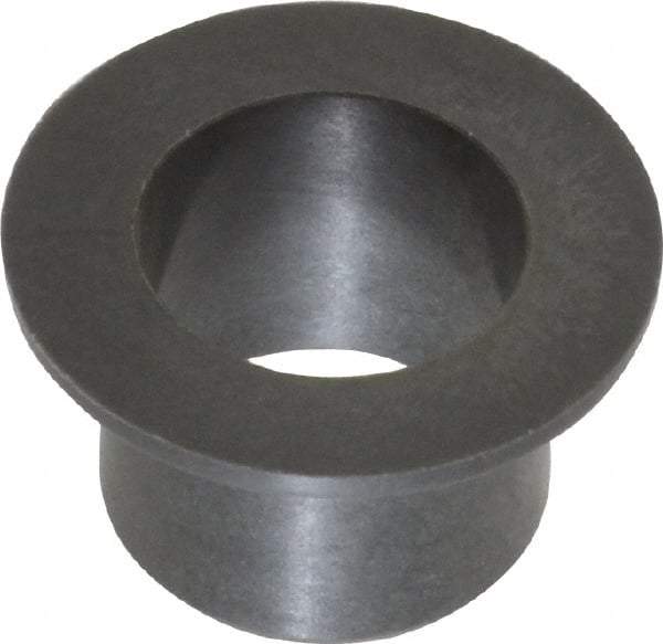Igus - 1/2" Inside x 19/32" Outside Diam, Thermoplastic Sleeve Bearing - 7/8" Outside Diam, 0.046" Flange Thickness, 1/2" OAL - Industrial Tool & Supply