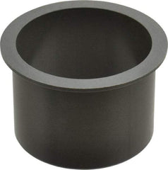 Igus - 2-1/2" Inside x 2-11/16" Outside Diam, Thermoplastic Sleeve Bearing - 3-1/8" Outside Diam, 0.093" Flange Thickness, 2" OAL - Industrial Tool & Supply