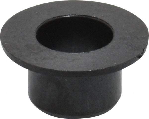 Igus - 1/4" Inside x 5/16" Outside Diam, Thermoplastic Sleeve Bearing - 1/2" Outside Diam, 0.032" Flange Thickness, 1/4" OAL - Industrial Tool & Supply