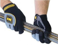 ironCLAD - Size M (8-9) Synthetic Leather Anti-Vibration/Impact Protection Work Gloves - Industrial Tool & Supply