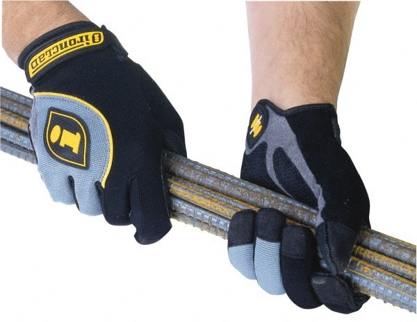 ironCLAD - Size 2XL (11-12) Synthetic Leather Anti-Vibration/Impact Protection Work Gloves - Industrial Tool & Supply