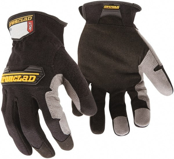 ironCLAD - Size L (9-10) Synthetic Leather Anti-Vibration/Impact Protection Work Gloves - Industrial Tool & Supply