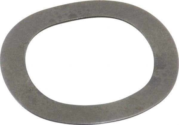 Gardner Spring - 0.35" ID x 0.492" OD, Grade 1074-1095 Steel Wave Disc Spring - 0.007" Thick, 0.035" Overall Height, 0.02" Deflection, 4 Lb at Deflection - Industrial Tool & Supply