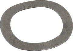Gardner Spring - 0.35" ID x 0.492" OD, Grade 1074-1095 Steel Wave Disc Spring - 0.007" Thick, 0.035" Overall Height, 0.02" Deflection, 4 Lb at Deflection - Industrial Tool & Supply