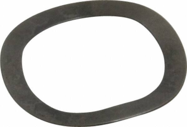Gardner Spring - 0.459" ID x 0.608" OD, Grade 1074-1095 Steel Wave Disc Spring - 0.008" Thick, 0.037" Overall Height, 0.025" Deflection, 4 Lb at Deflection - Industrial Tool & Supply